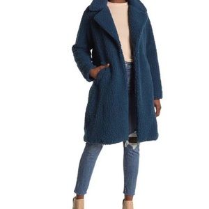 Blue teddy bear coat